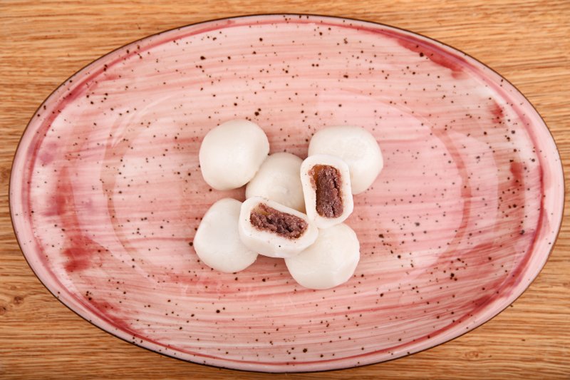 Édes babkrémes mochi