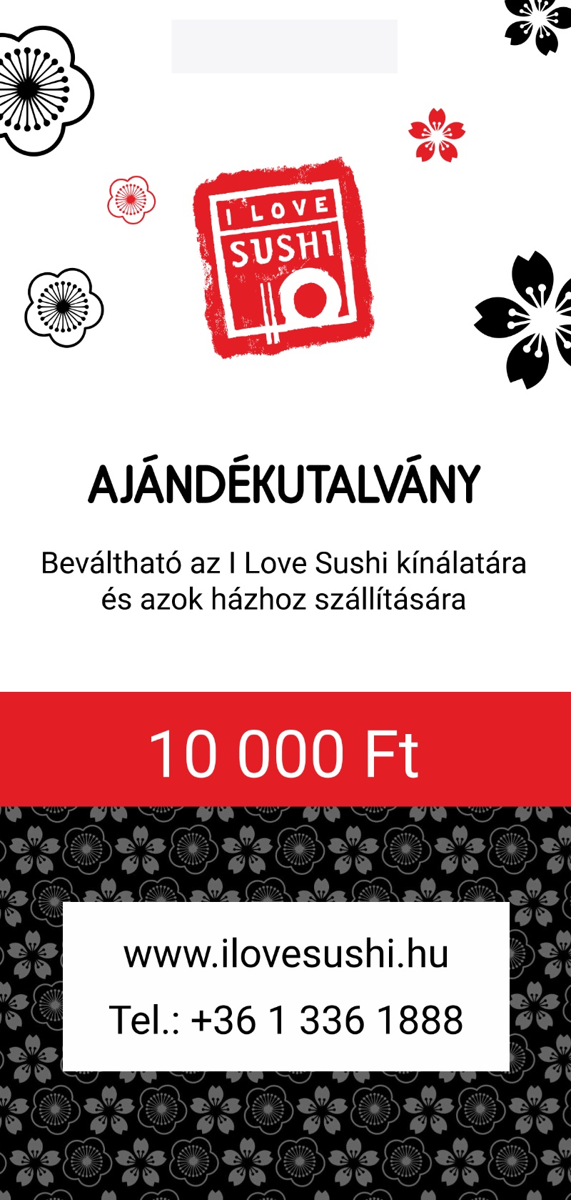 Ajándékutalvány 10 000 Ft